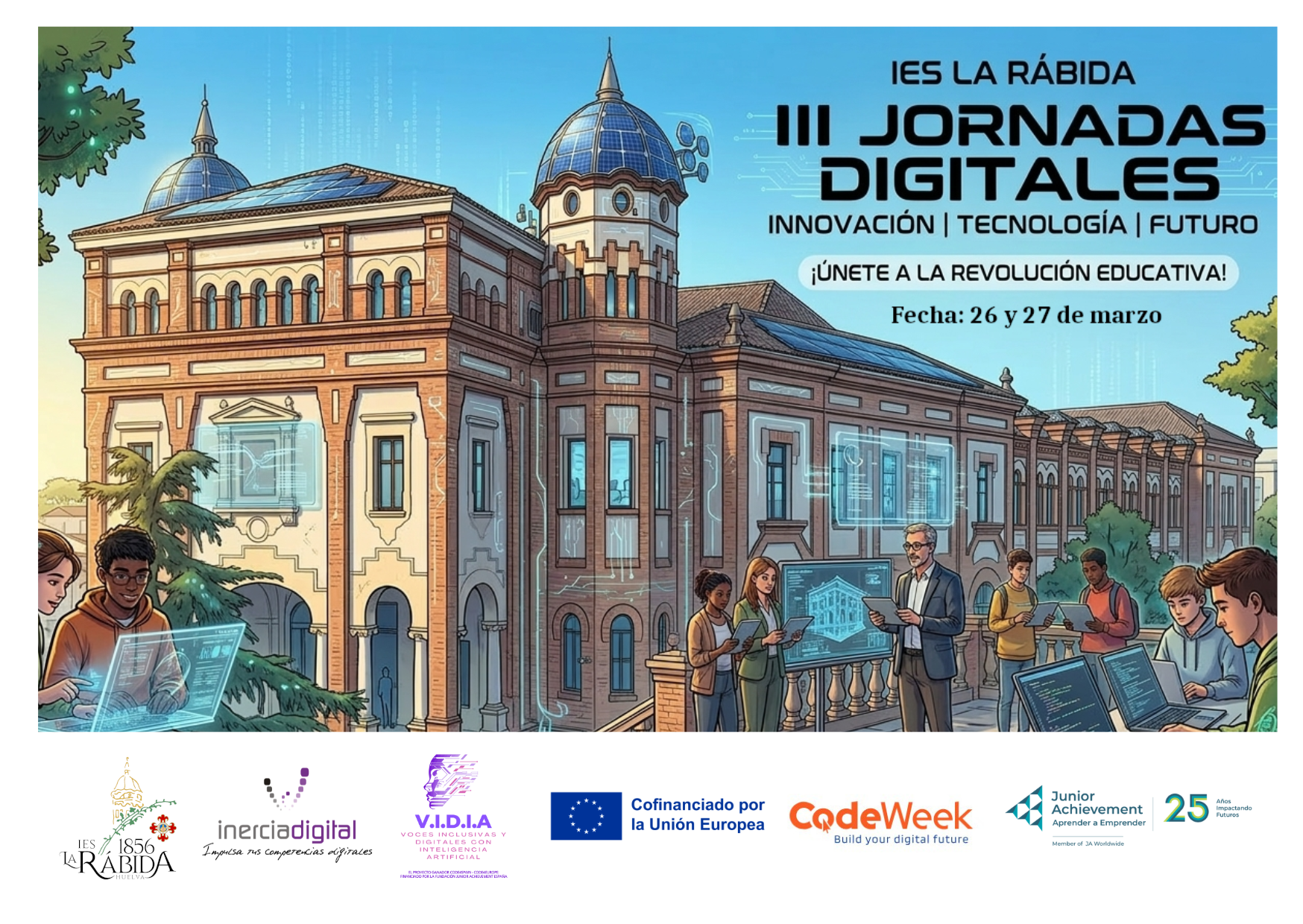 Terceras Jornadas Digitales del IES La Rábida, gracias a Inercia Digital